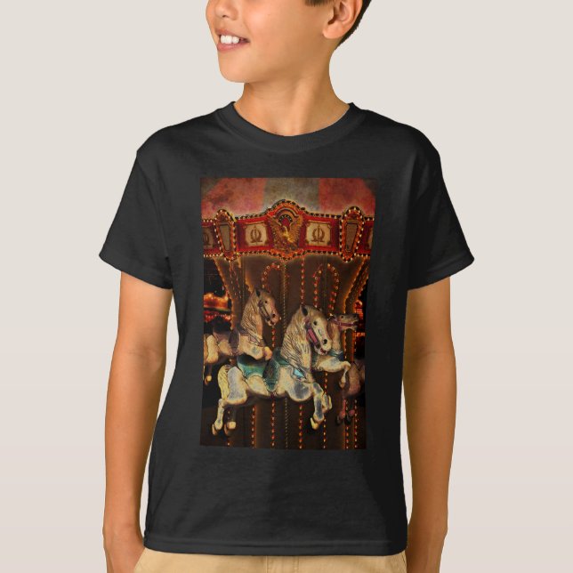 Camiseta Caballos del carrusel (Anverso)