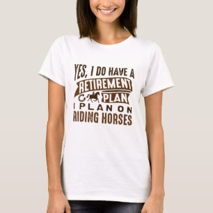 Camiseta Caballos del Plan de Jubilación