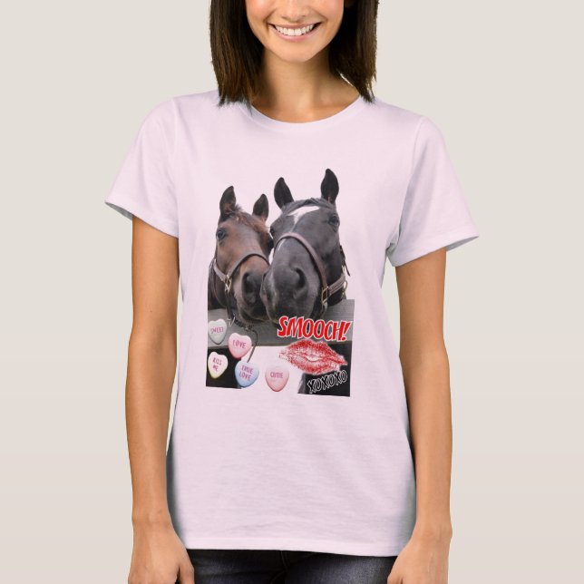 Camiseta Caballos el día de San Valentín (Anverso)