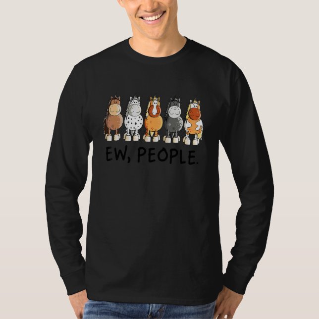 Camiseta Caballos Ew People Horse Animal (Anverso)