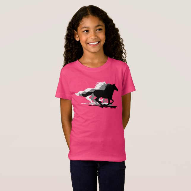 Camiseta Caballos galopantes (Anverso completo)