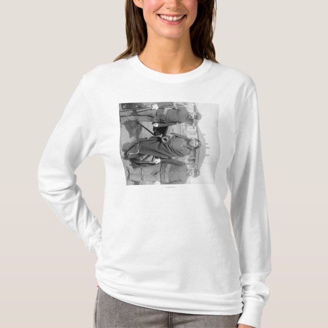 Camiseta Caballos indios de la abundancia de Oglala con el (Anverso)