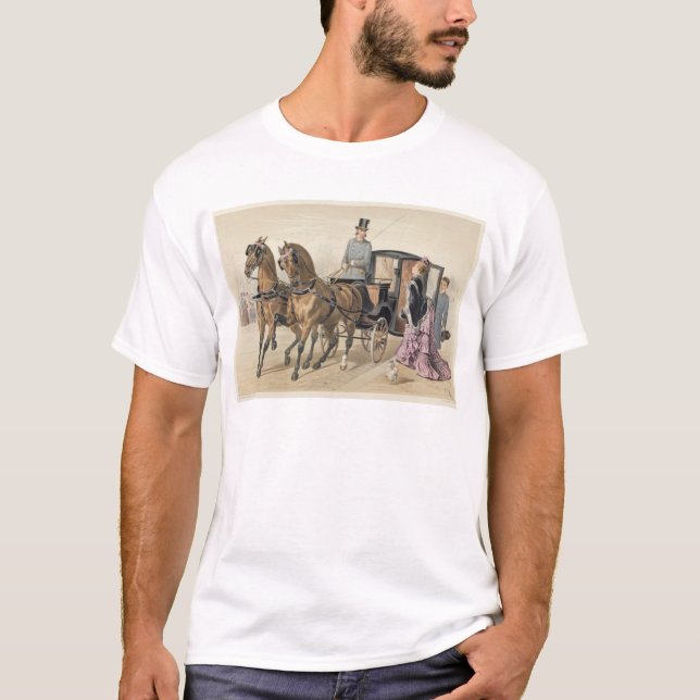 Camiseta Caballos ingleses (Anverso)
