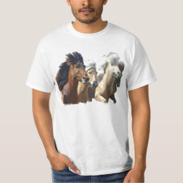 Camiseta Caballos islandeses