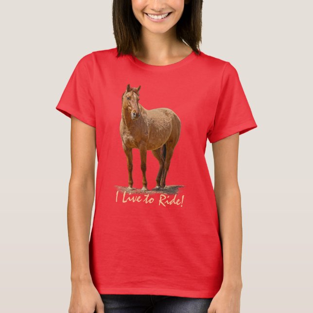 Camiseta Caballos jinetes Equine Designer Appartal (Anverso)