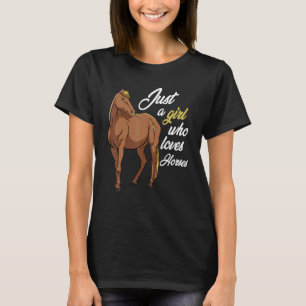 Camiseta Caballos Lindo Carreras Montar Animal Jinetes Fan