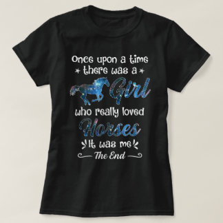 Camiseta Caballos Lindos Érase Una Vez Una Niña