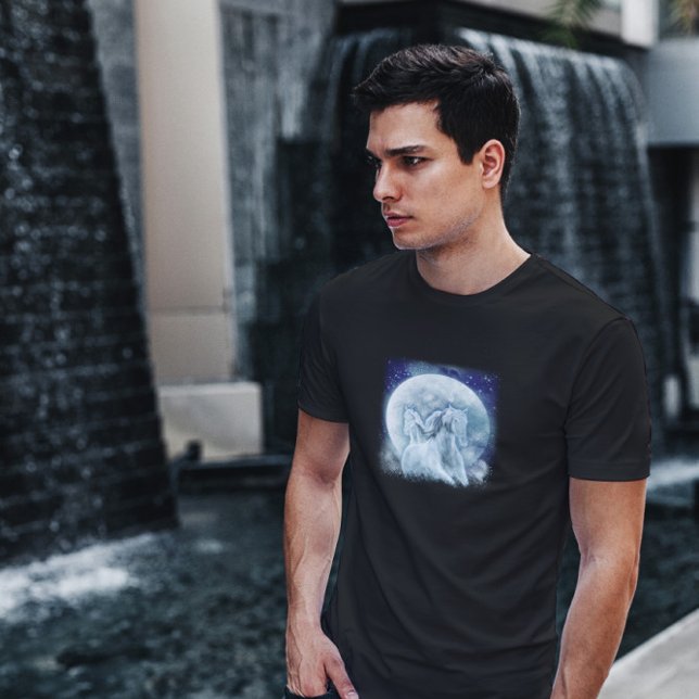 Camiseta Caballos místicos Luna llena (Subido por el creador)