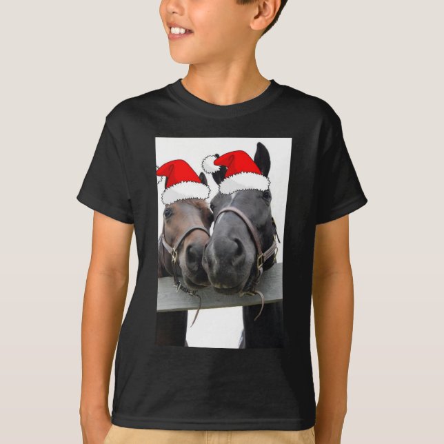 Camiseta Caballos navidades (Anverso)