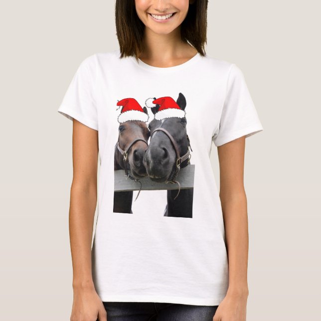 Camiseta Caballos navidades (Anverso)