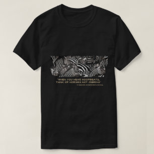 Camiseta Caballos no cebras