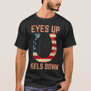 Camiseta Caballos Ojos Arriba Talones Abajo Divertidos Caba