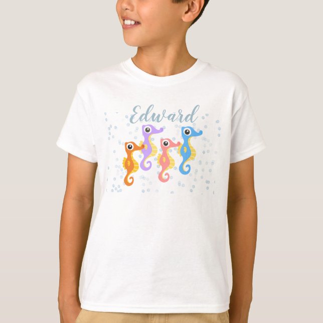 Camiseta Caballos pequeños de mar (Anverso)