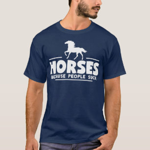 Camiseta Caballos porque la gente se fastidia