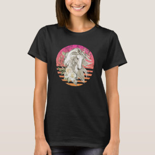 Camiseta Caballos Retro Caballos Vida Silvestre Lover Retro