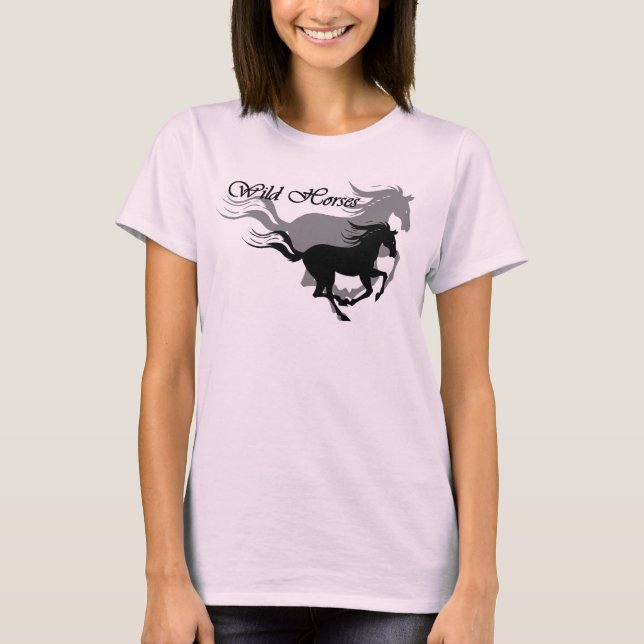 Camiseta Caballos salvajes (Anverso)