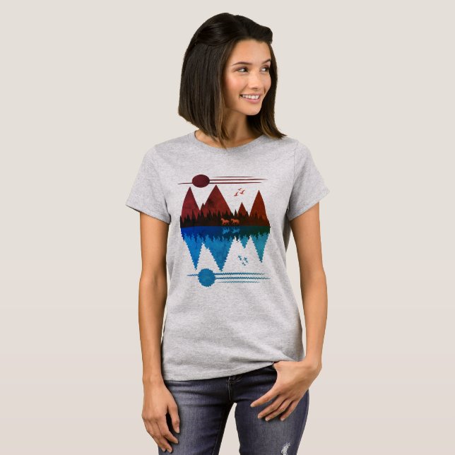 Camiseta Caballos salvajes #5 (Anverso completo)