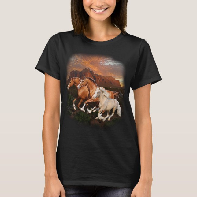 Camiseta Caballos salvajes de Arizona (Anverso)