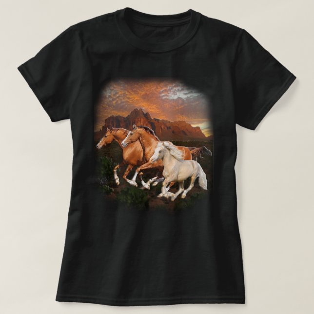 Camiseta Caballos salvajes de Arizona (Diseño del anverso)