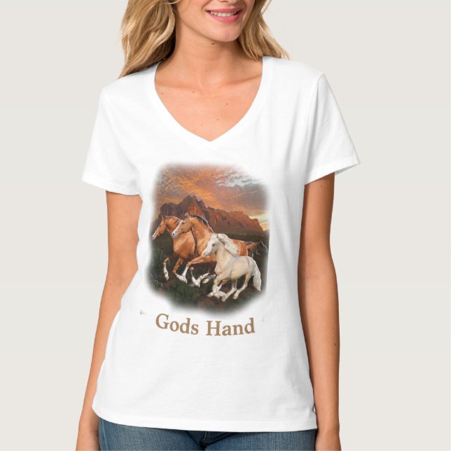 Camiseta Caballos salvajes de Arizona (Anverso)