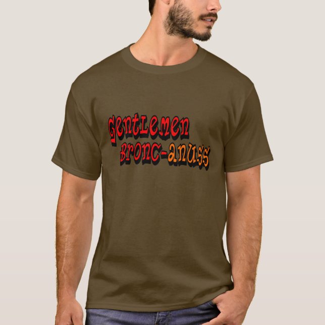 Camiseta Caballos salvajes del bronc-anuss de los (Anverso)