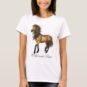 Camiseta Caballos salvajes y libres