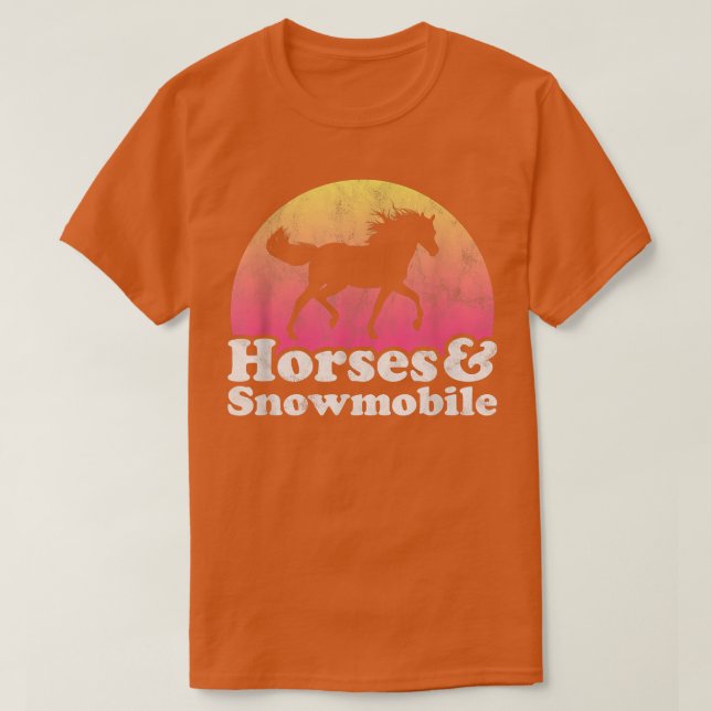 Camiseta Caballos y caballos de Chica (Diseño del anverso)