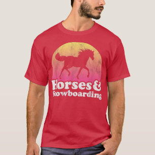 Camiseta Caballos y Chicas de snowboard Snowbo
