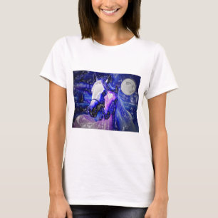 Camiseta Caballos y noche