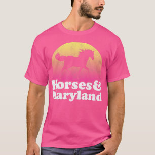 Camiseta Caballos y Regalos de Maryland para los amantes de