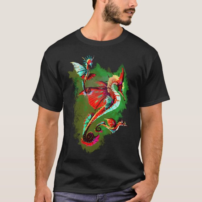 Camiseta CaballosDelCielo Rojo (Anverso)