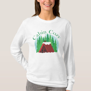 Camiseta Cabaña acogedora de nieve