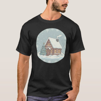 Camiseta Cabaña Aconchante de Pastel - Gráfica de Vibracion