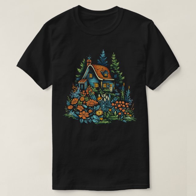 Camiseta Cabaña bohemia (Diseño del anverso)