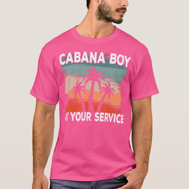 Camiseta Cabana Boy At Your Service Black (Anverso)