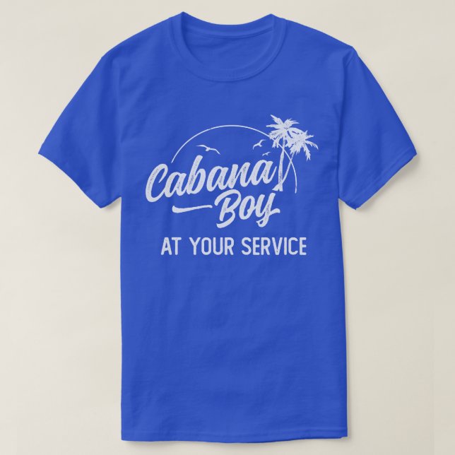 Camiseta Cabana Boy En Tu Isla De Servicio Se Alejan De Vac (Diseño del anverso)