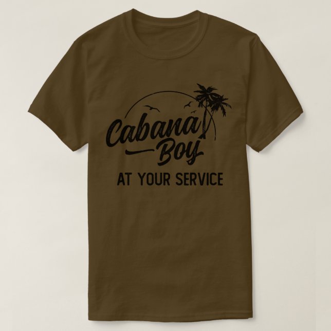 Camiseta Cabana Boy En Tu Vacaciones De La Isla De Servicio (Diseño del anverso)