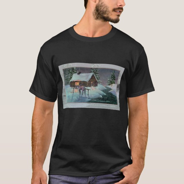 Camiseta CABAÑA DE MADERA de SHARON SHARPE (Anverso)