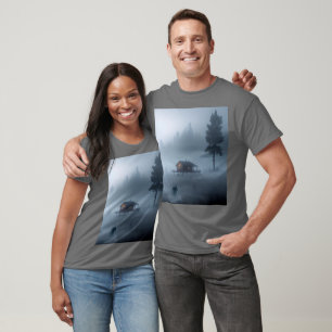Camiseta Cabaña junto al lago embrujado (1)