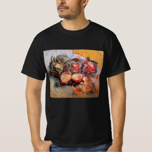 Camiseta Cabañas rojas y cebollas de Vincent van Gogh
