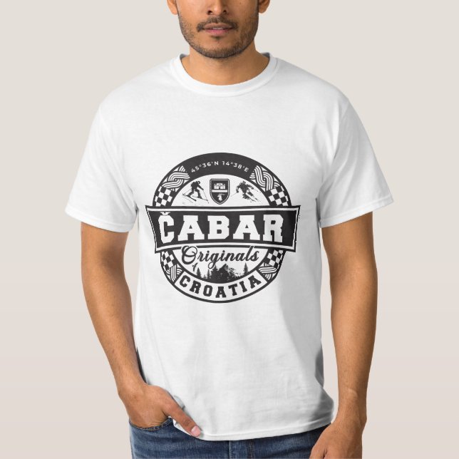 Camiseta Čabar Originals (Anverso)