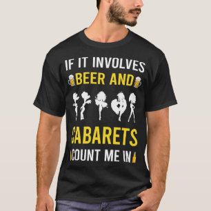 Camiseta Cabarets De Cerveza Y Cabaret