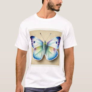 Camiseta Cabbage White Butterfly 180724IREF258 - Watercolor