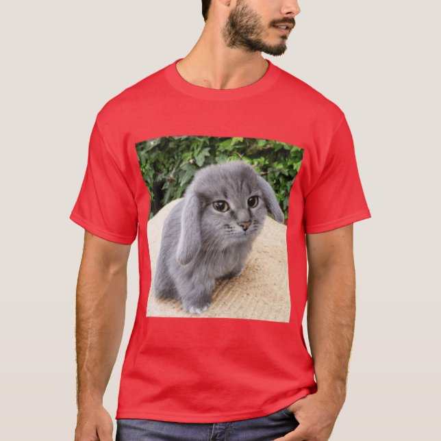 Camiseta Cabbit Cat Rabbit funny (Anverso)