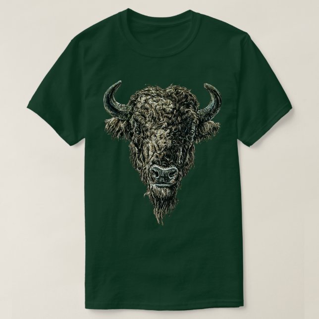 Camiseta Cabecera de Bison  (Diseño del anverso)