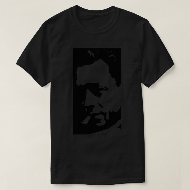 Camiseta Cabecera de camus sólo para fondo blanco (Diseño del anverso)