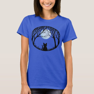 Camiseta Cabecera de gato de la dama de gato adormecida de