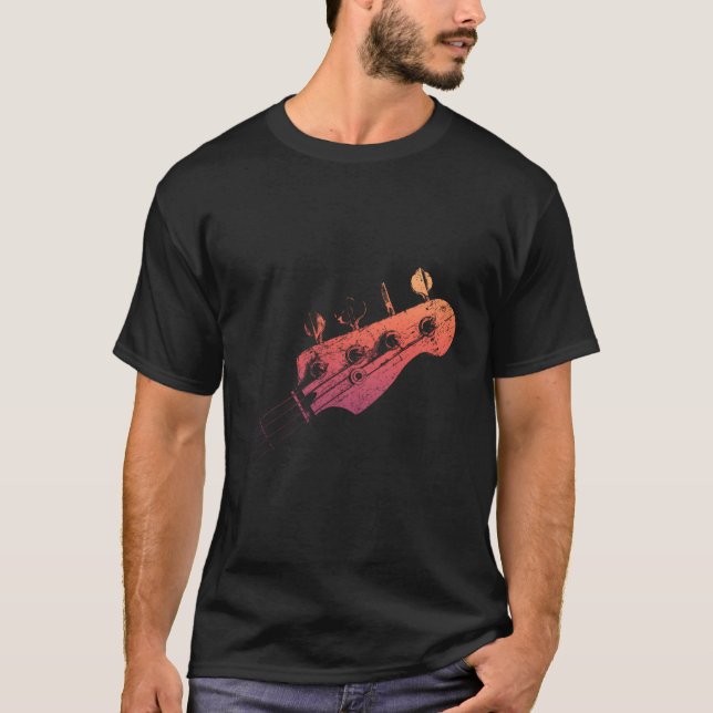Camiseta Cabecera De Guitarra De Bass Para BAssistance Y Ba (Anverso)