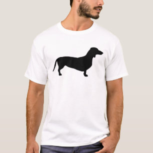 Camiseta Cabello corto de Dachshund - Silhouette 1