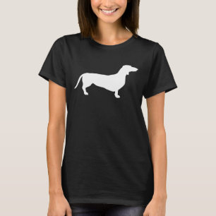 Camiseta Cabello corto de Dachshund - Silhouette 2